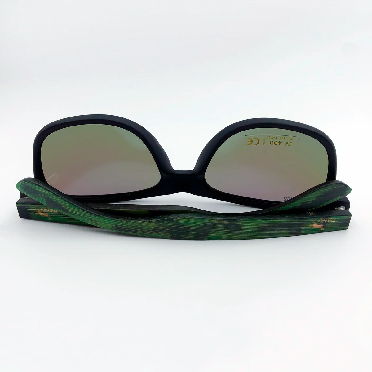 Col. 0 - Gafas de sol Bamboo Beauty Essence - Modelo Jasper green - Blue
