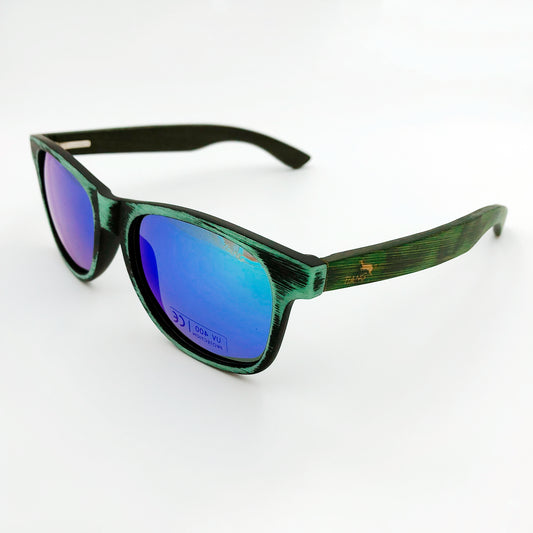 Col. 0 - Gafas de sol Bamboo Beauty Essence - Modelo Jasper green - Blue