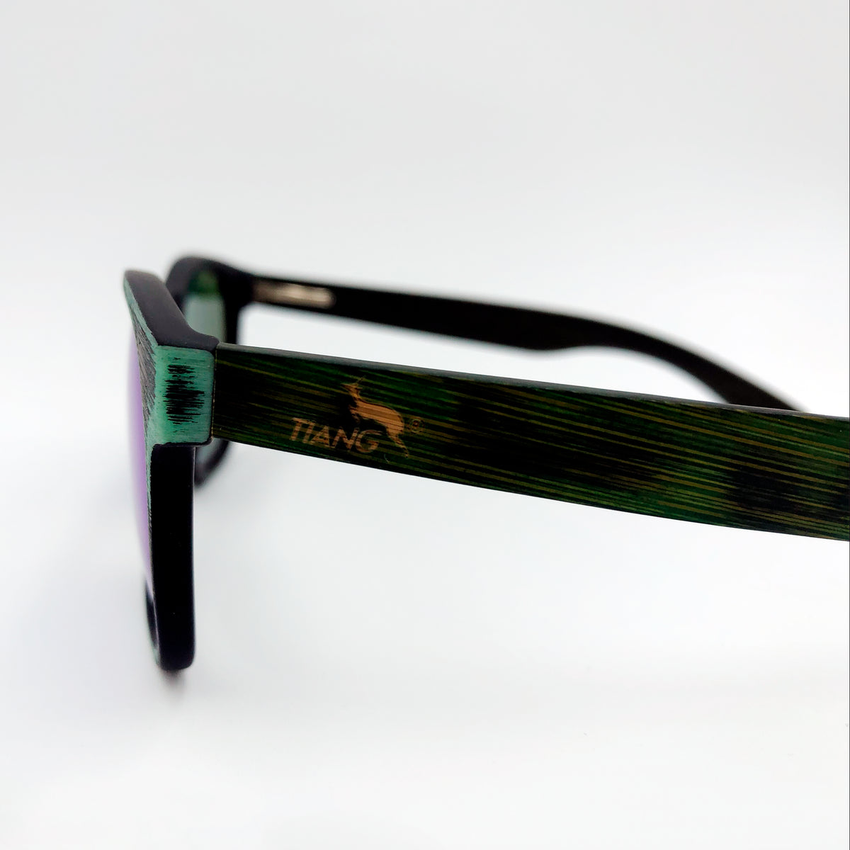 Col. 0 - Gafas de sol Bamboo Beauty Essence - Modelo Jasper green - Blue