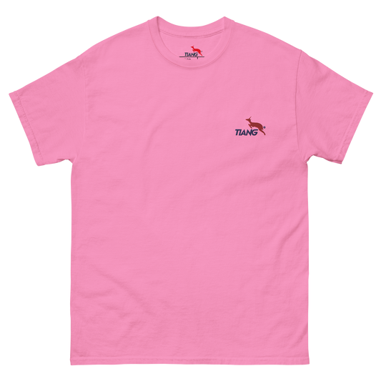 Col. 3 - CLASSIC Camiseta LOGO Embroidery TEXT BLUE BASIC