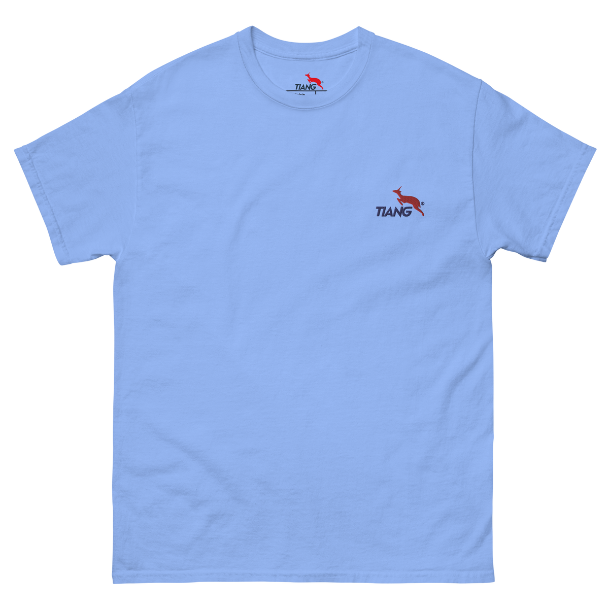 Col. 3 - CLASSIC Camiseta LOGO Embroidery TEXT BLUE BASIC