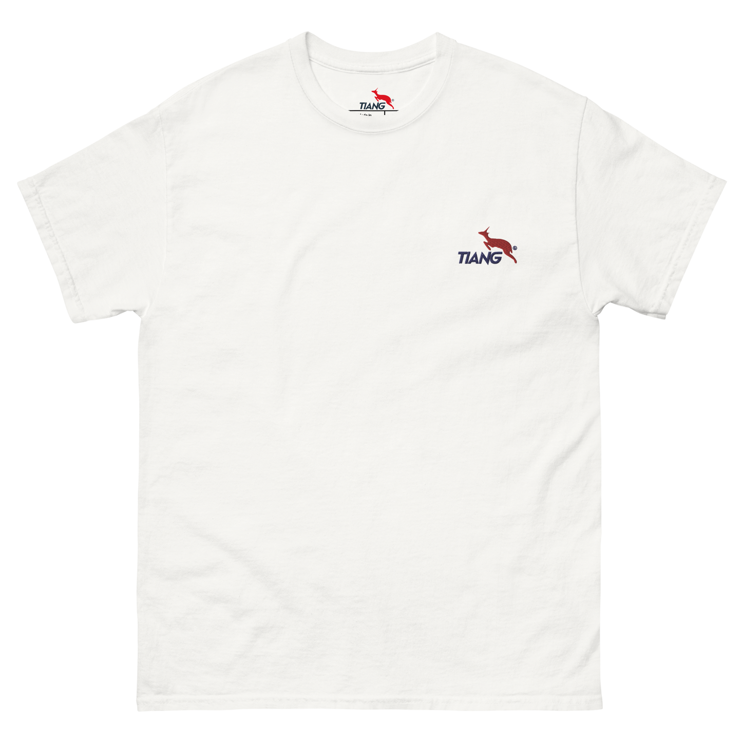 Col. 3 - CLASSIC Camiseta LOGO Embroidery TEXT BLUE BASIC