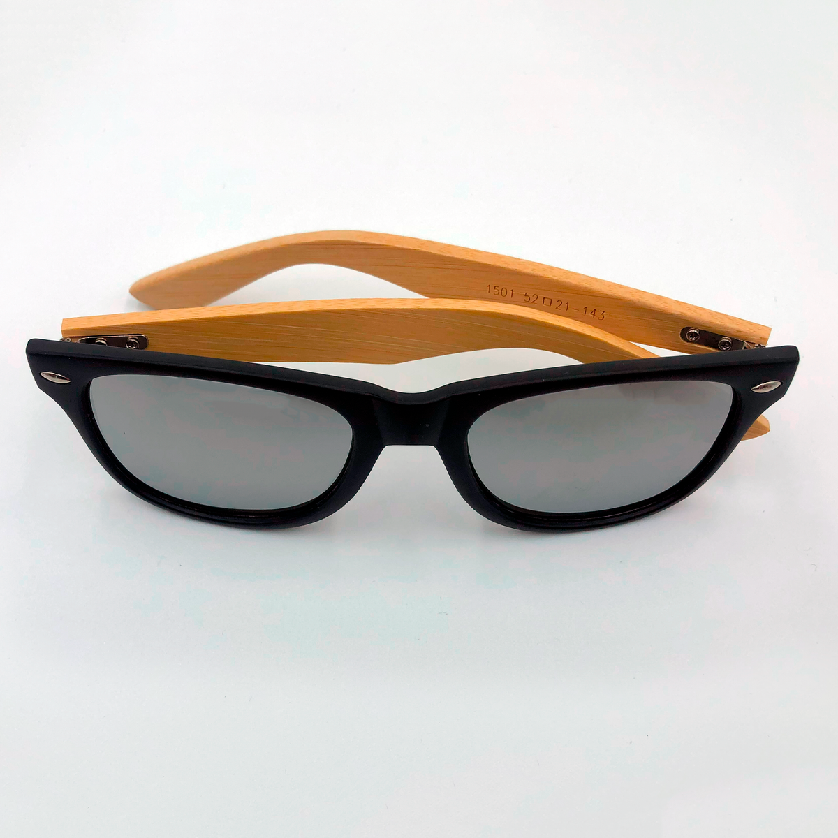 Col. 0  - Gafas de sol Bamboo Beauty Essence - Modelo MatteBlack Mirror